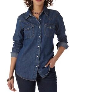 Wrangler Indigo Denim Shirt